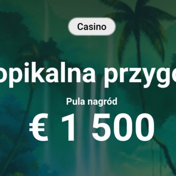 1500€ do podziału w turnieju Slottica tropikalna przygoda