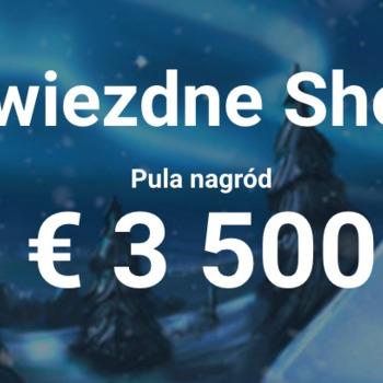 Gwiezdne show turniej z pulą 3 500€ w Slottica