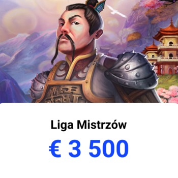 Loteria Liga Mistrzów z pulą 3500€ w Slottica